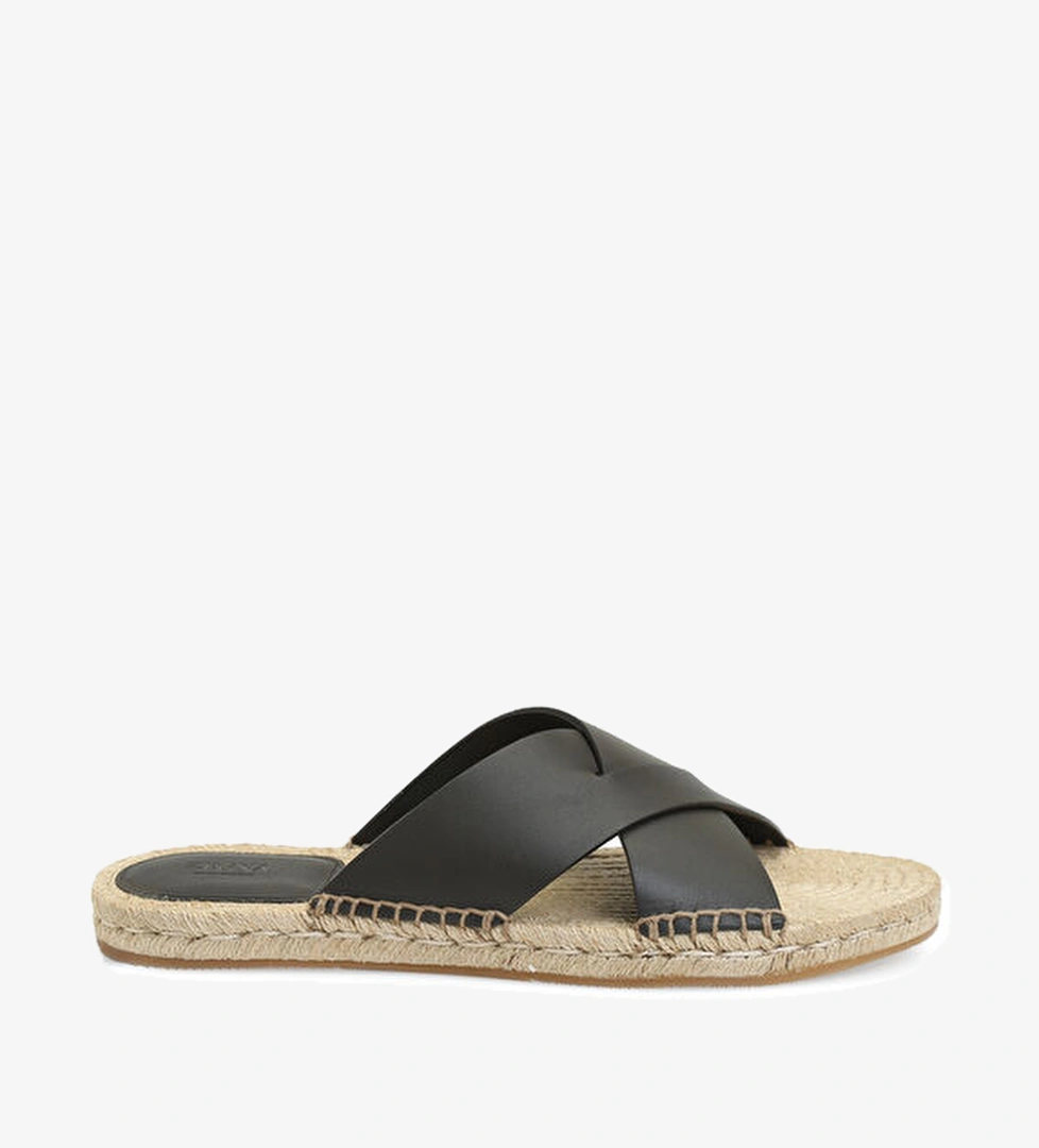 Zegna Kahverengi Erkek Deri Sandalet model görseli