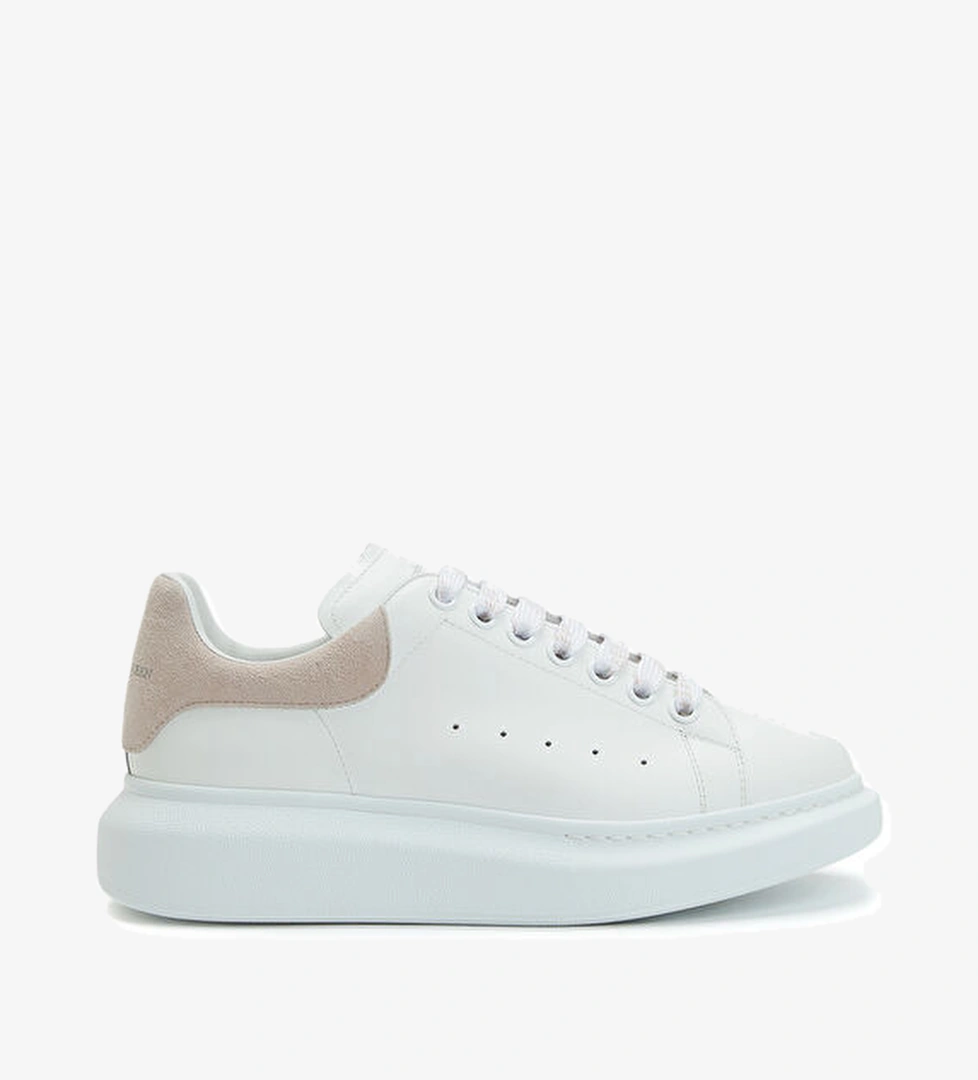 Mcqueen Oversized Beyaz Kadın Deri Sneaker model görseli