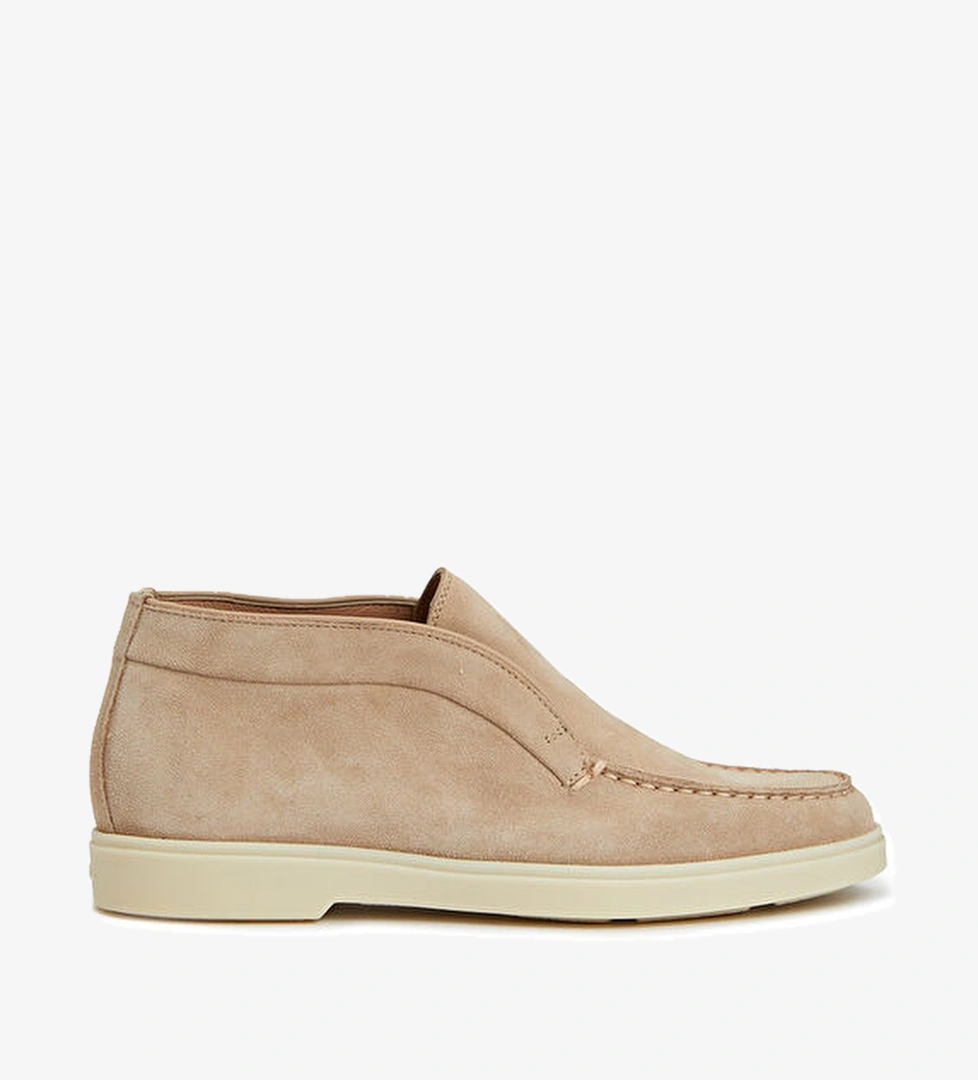 Andvari Pudra Kadın Deri Loafer - Görsel 1