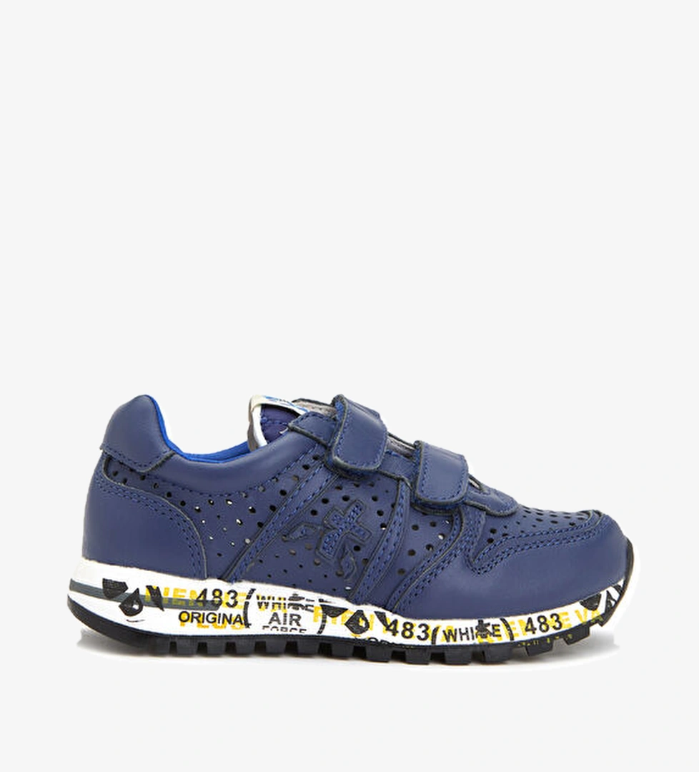Premiata Lacivert Logolu Unisex Çocuk Sneaker model görseli