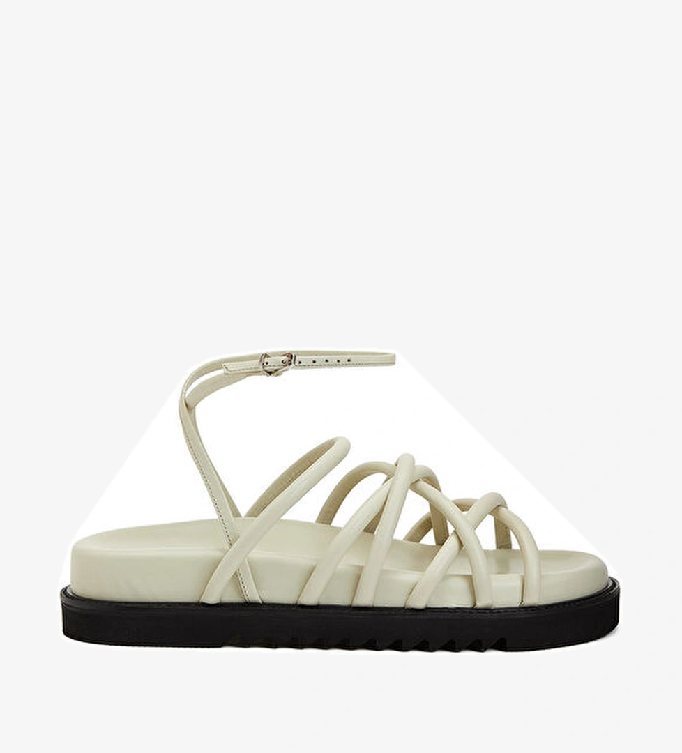 Vanilya Kadın Deri Sandalet - Görsel 1