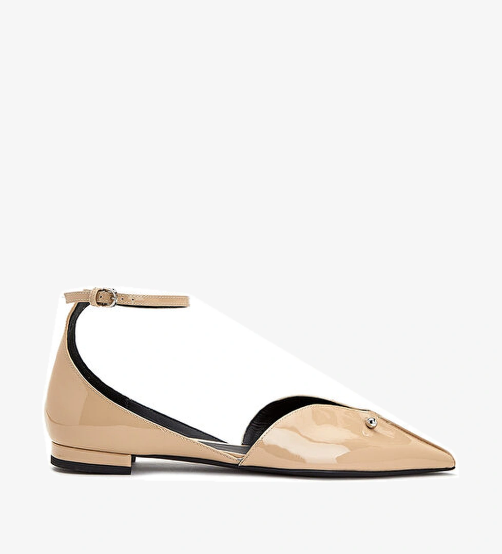 Emporio Armani Bej Deri Babet model görseli