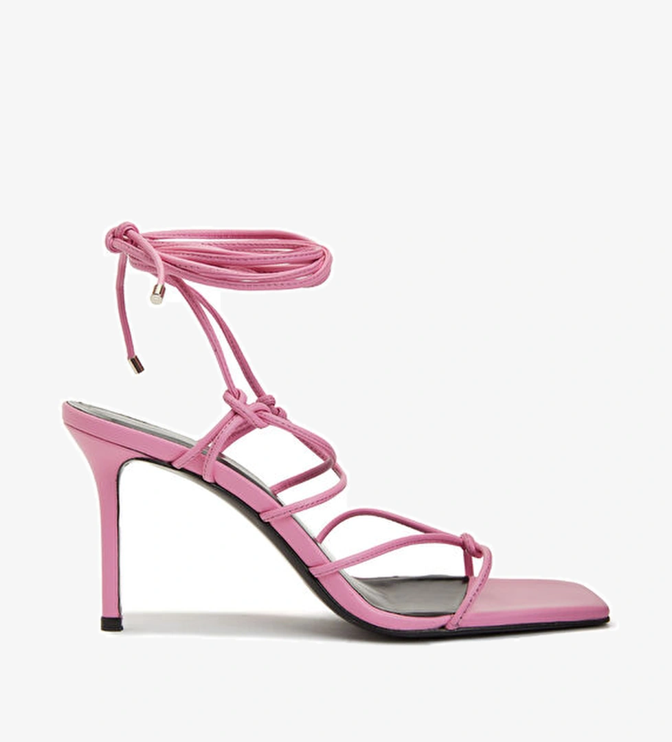 Academia Pembe Kadın Deri Sandalet model görseli