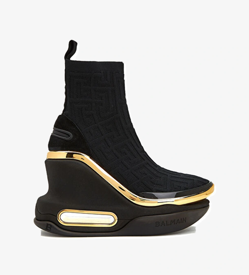 Balmain Siyah Çorap Formlu Kadın Sneaker model görseli