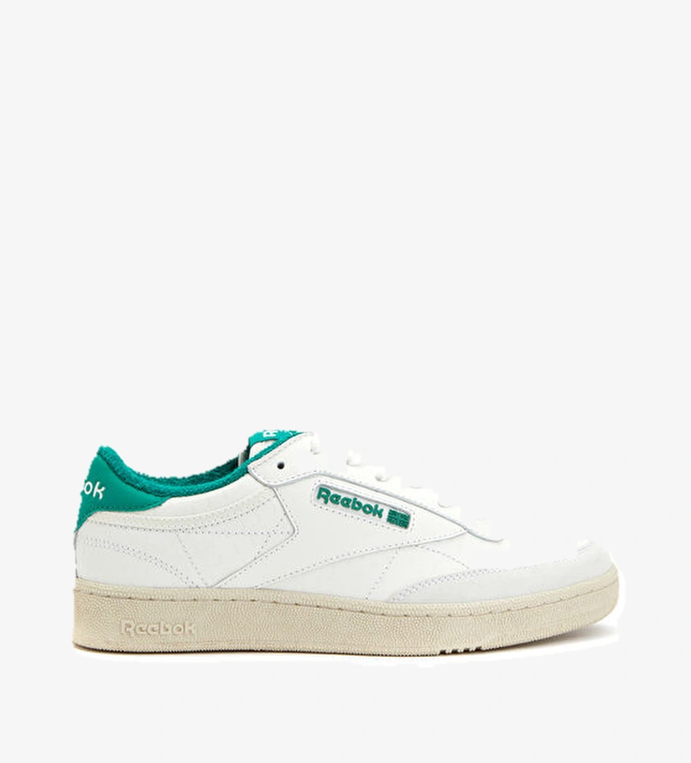 Reebok Club C Beyaz Yeşil Kadın Deri Sneaker model görseli