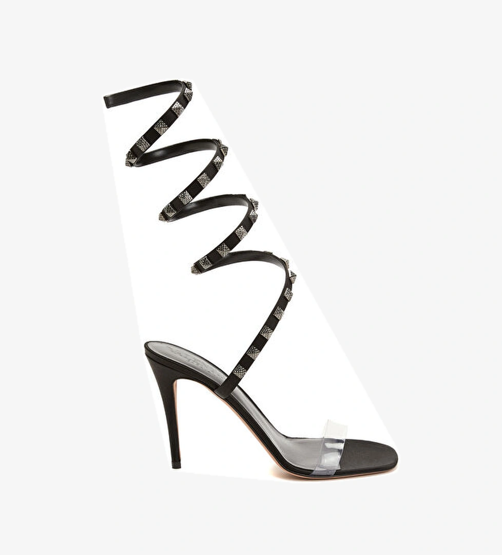 Valentino Garavani Rockstud Siyah Kadın Sandalet model görseli