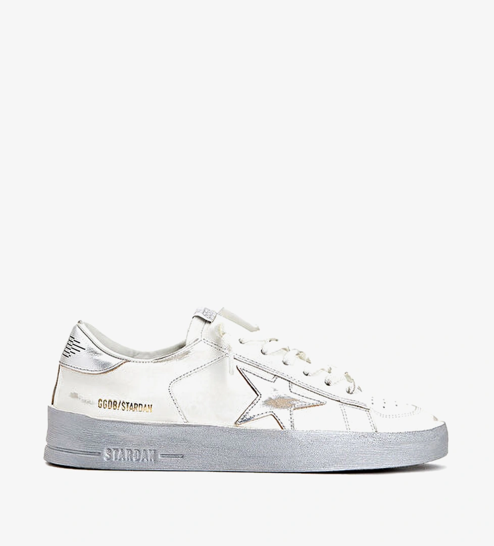 Golden Goose Beyaz Gümüş Golden Goose Stardan