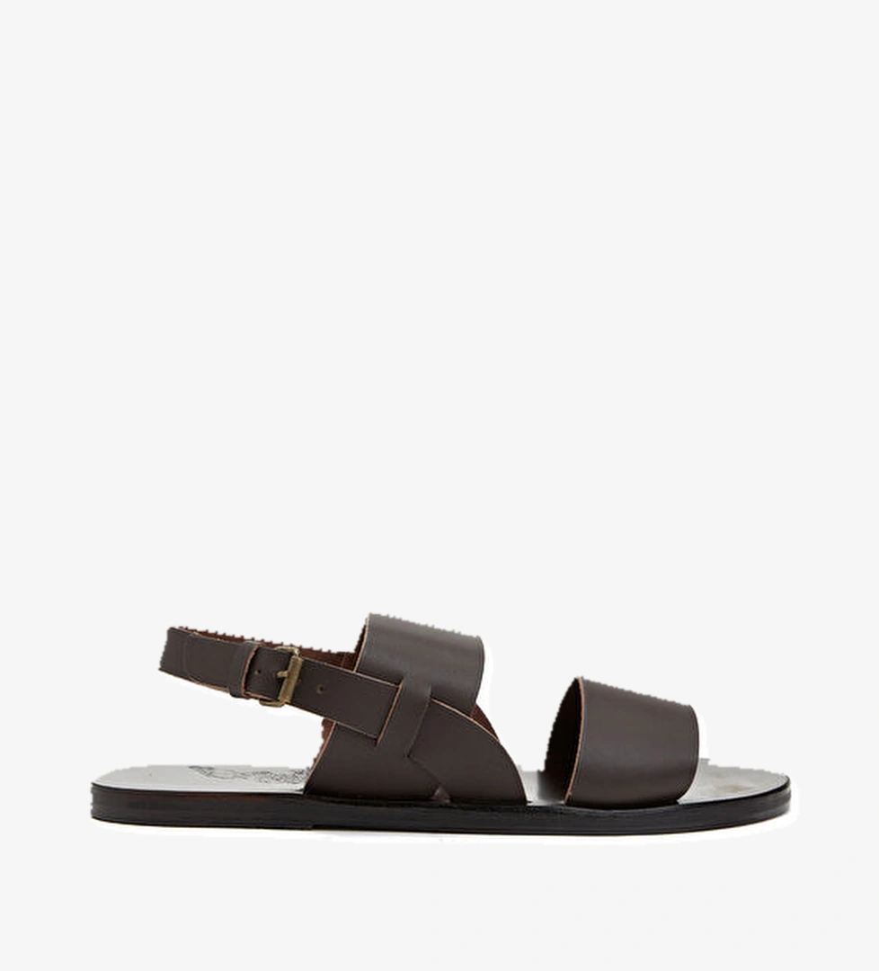 Ancient Greek Sandals Kahverengi Erkek Deri Sandalet model görseli