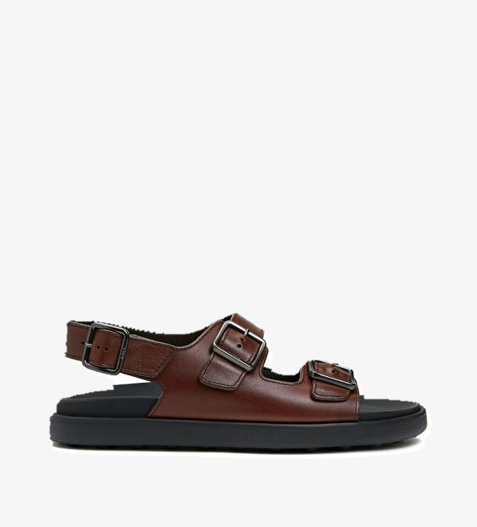 Tod's Kahverengi Erkek Deri Sandalet model görseli