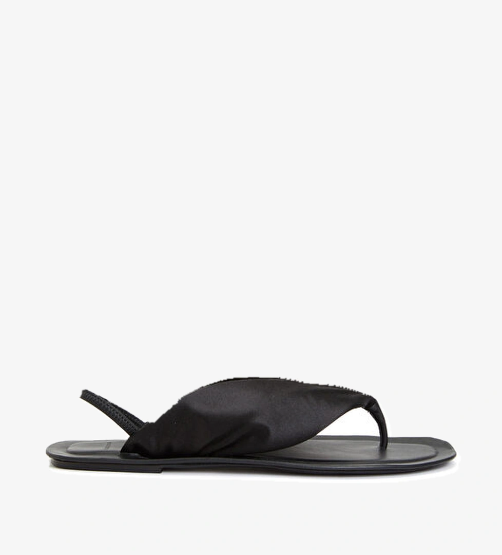 Loulou Studio Siyah Kadın Terlik model görseli