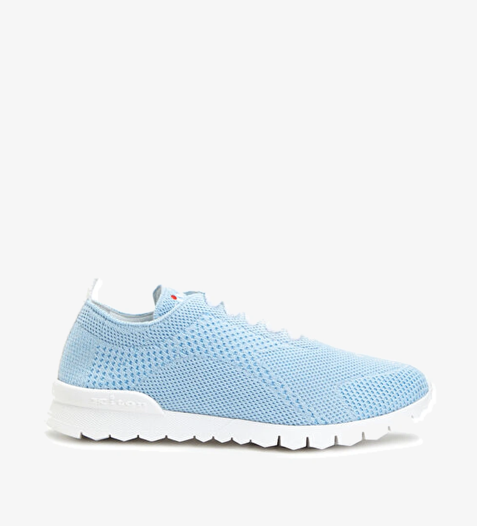 Kiton Açık Mavi Logolu Kadın Kaşmir Sneaker model görseli