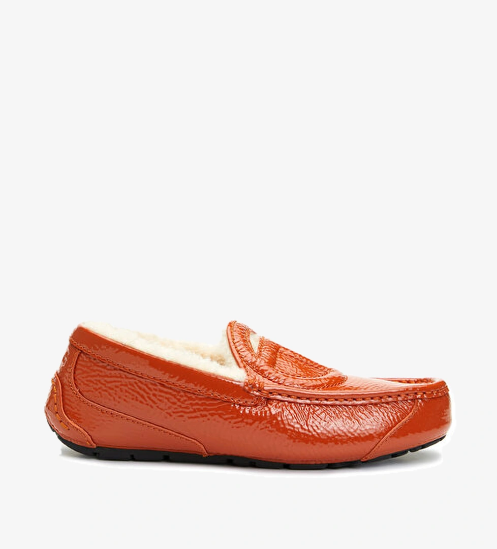 X Telfar Crinkle Taba Kadın Deri Ayakkabı - Görsel 1