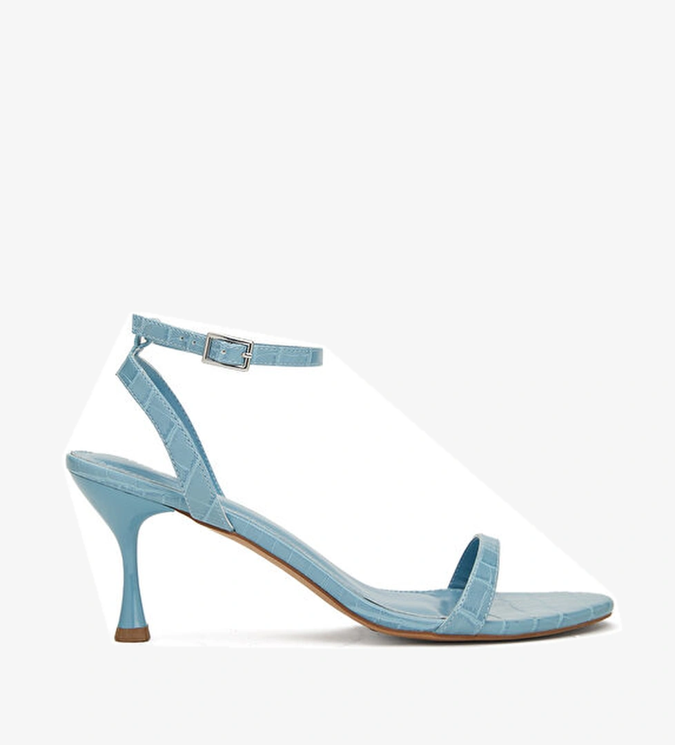 Divarese Mavi Kadın Deri Sandalet model görseli