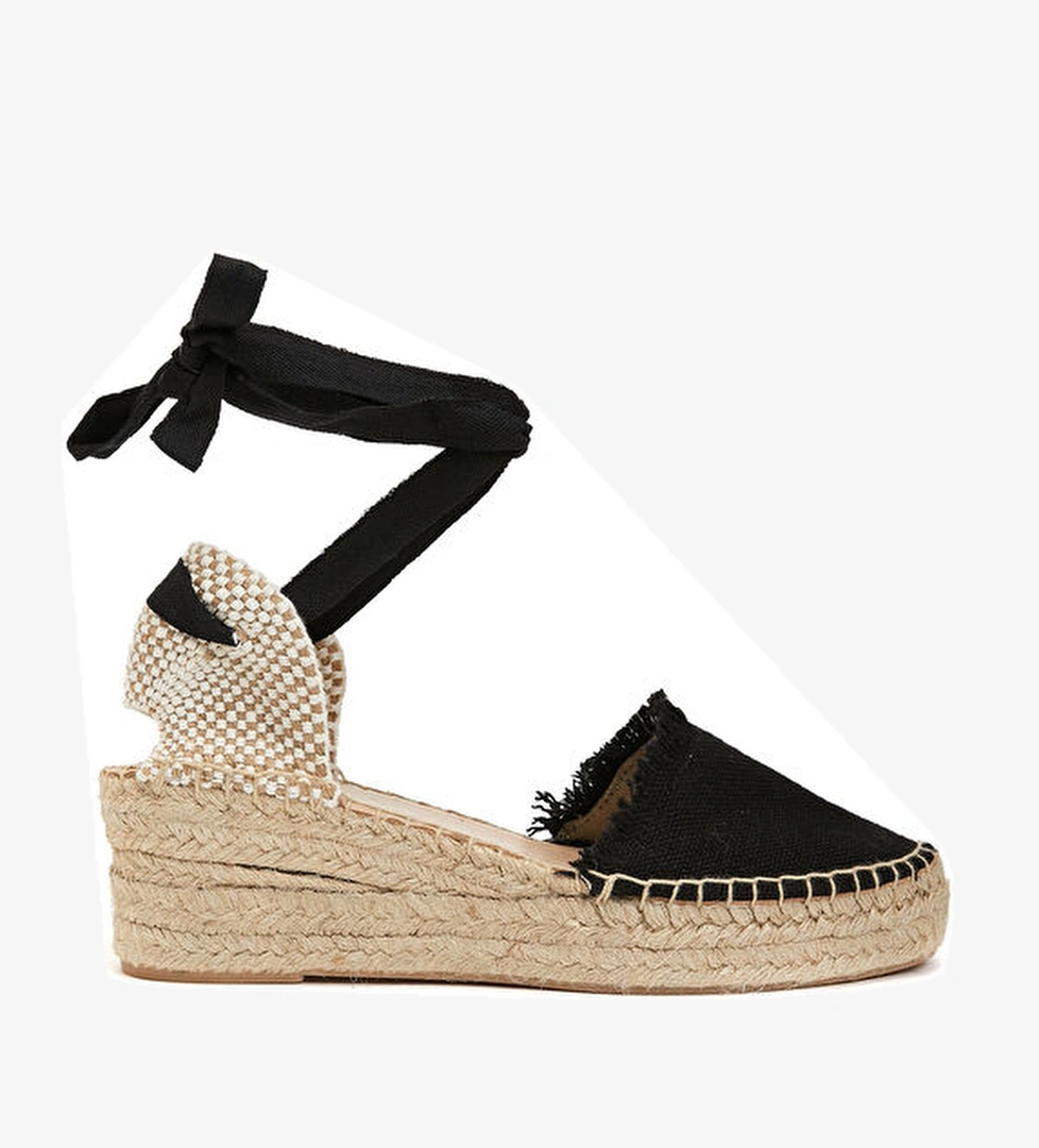Divarese Siyah Kadın Espadril model görseli