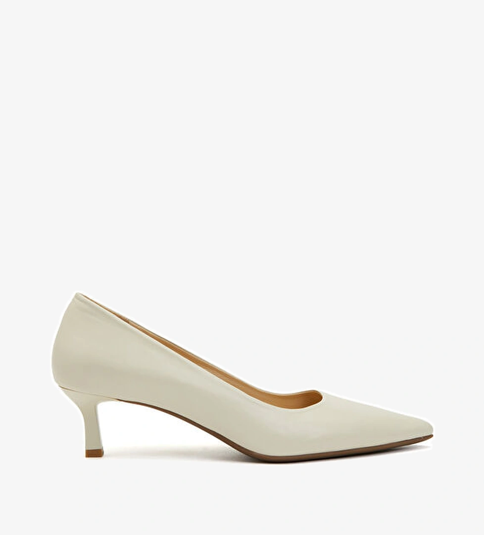 Divarese Kemik Deri Topuklu Ayakkabı model görseli