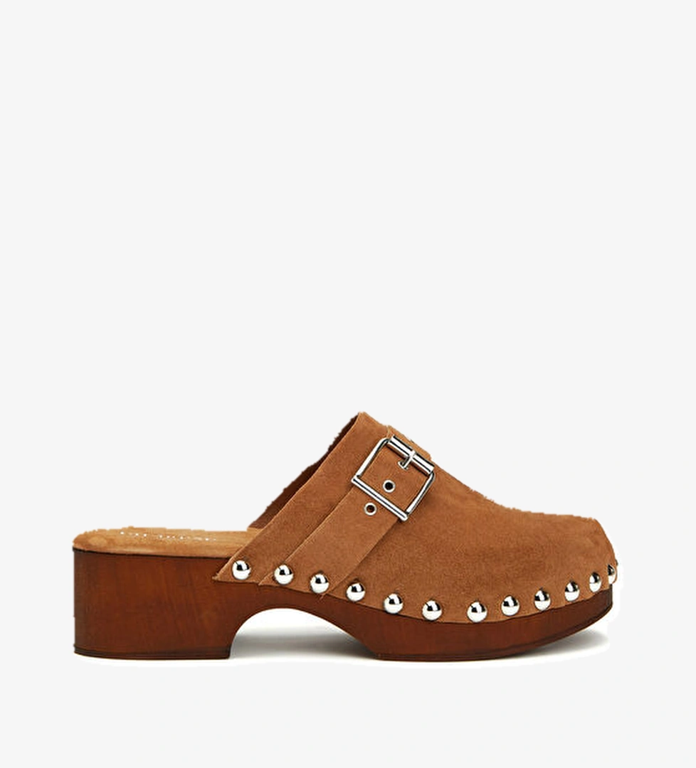 Divarese Taba Kadın Süet Terlik model görseli