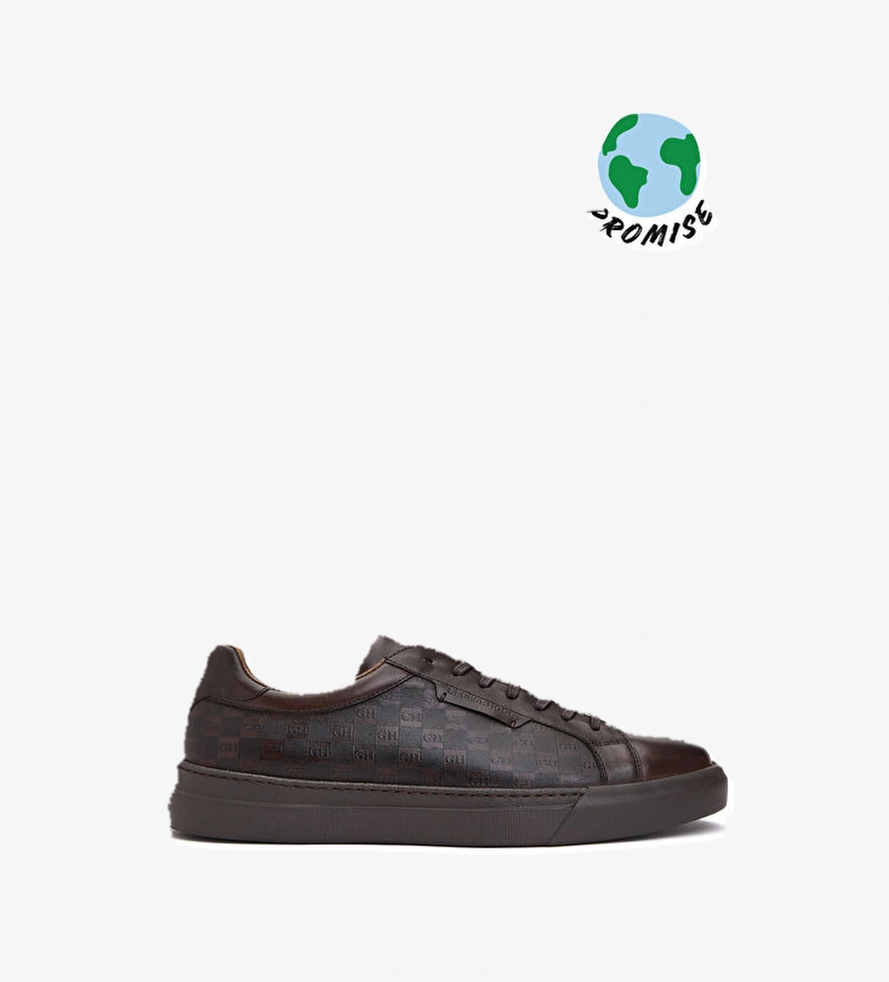 George Hogg Kahverengi Erkek Deri Sneaker model görseli