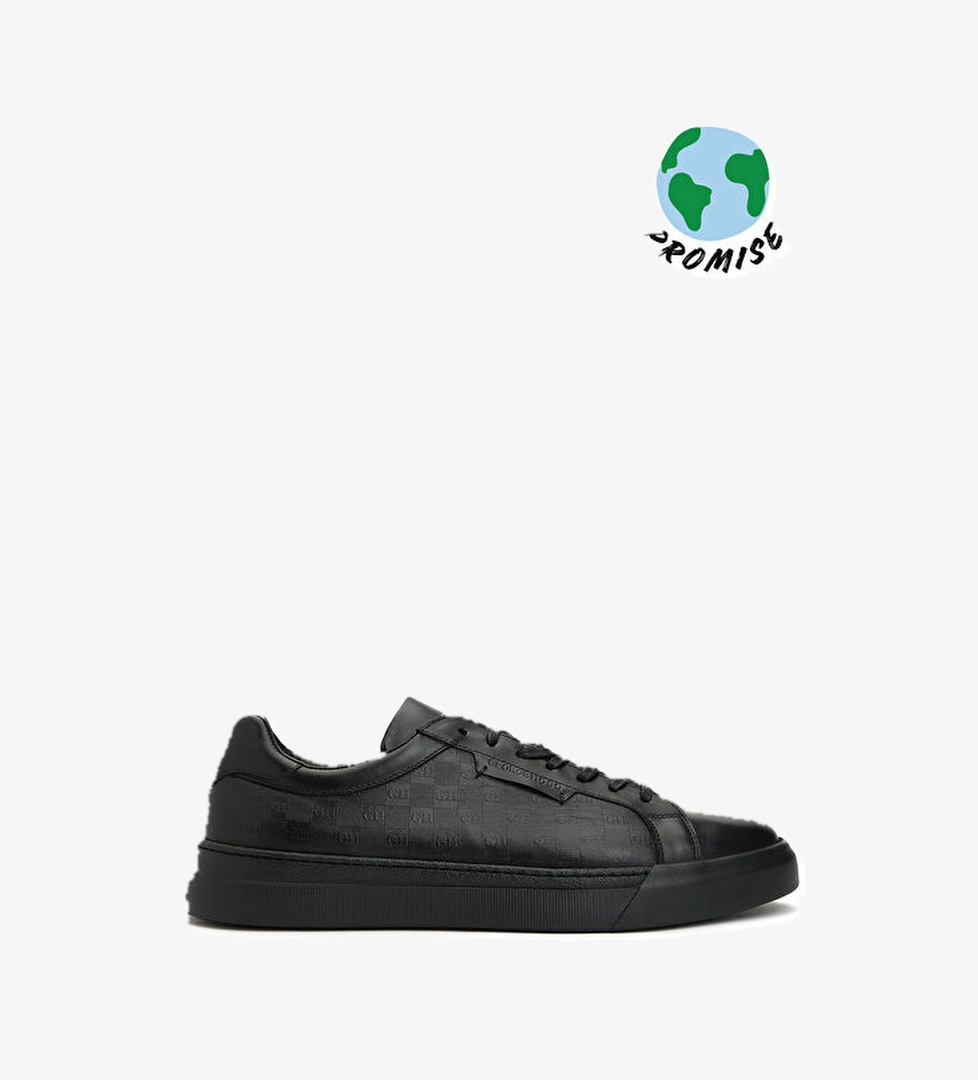 George Hogg Siyah Erkek Deri Sneaker model görseli