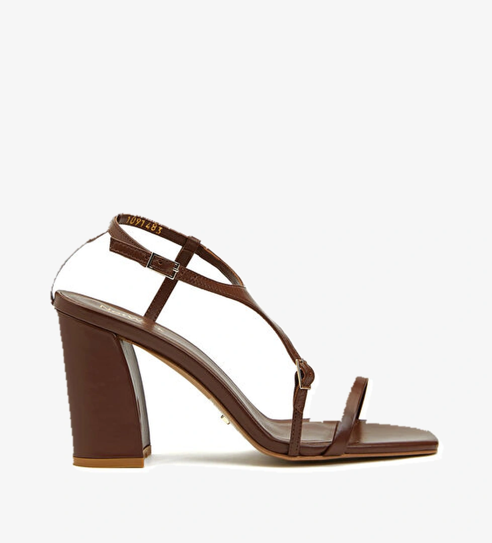 Taba Kadın Deri Sandalet - Görsel 1