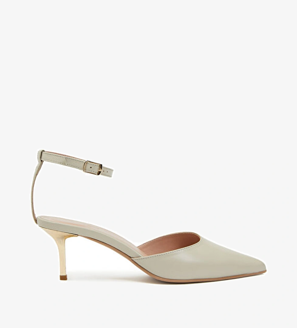 Network Network Krem Kadın Deri Topuklu Ayakkabı Beymen'de! Krem - 1. görsel