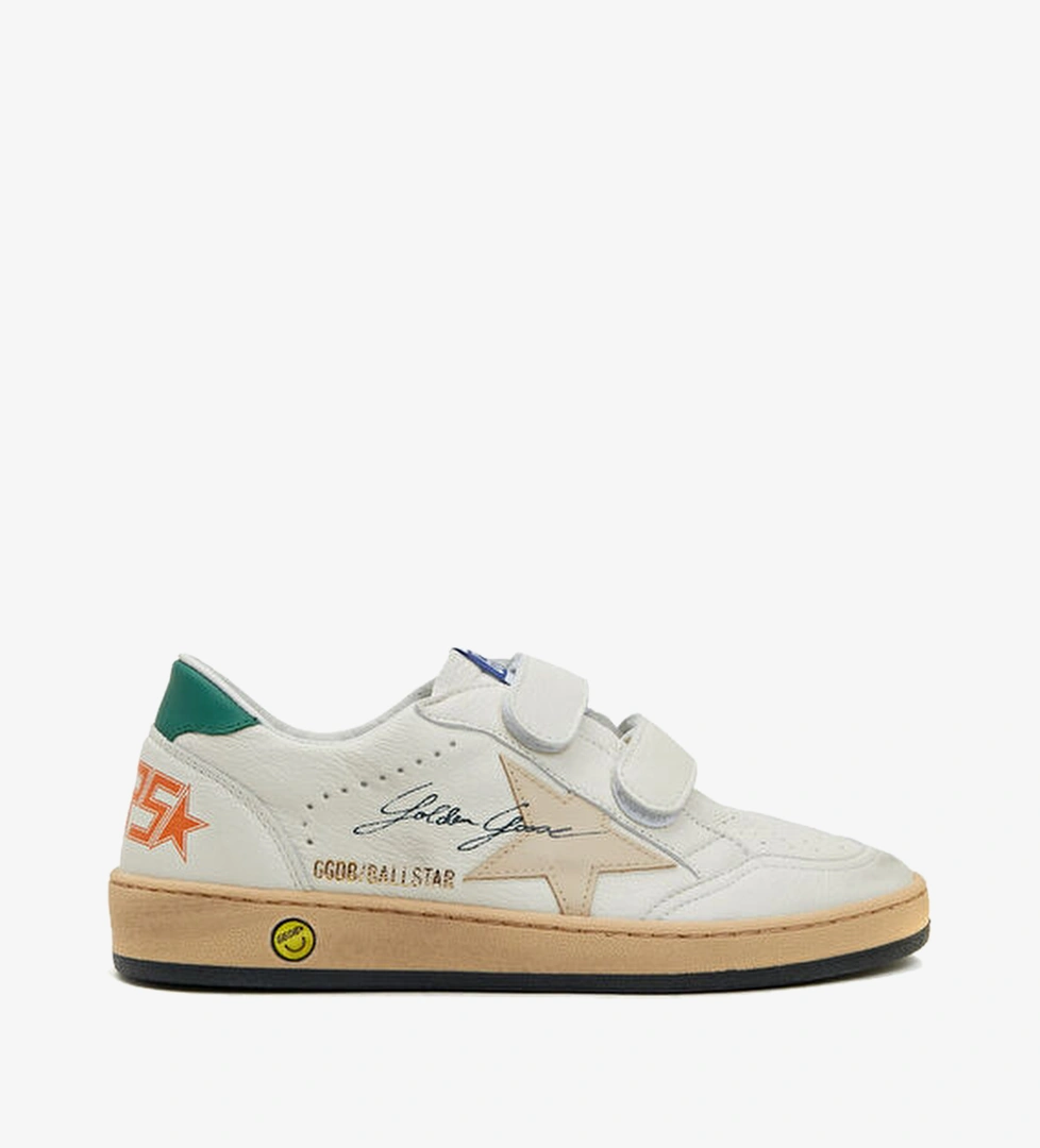 Golden Goose Beyaz Yesil Golden Goose Ballstar