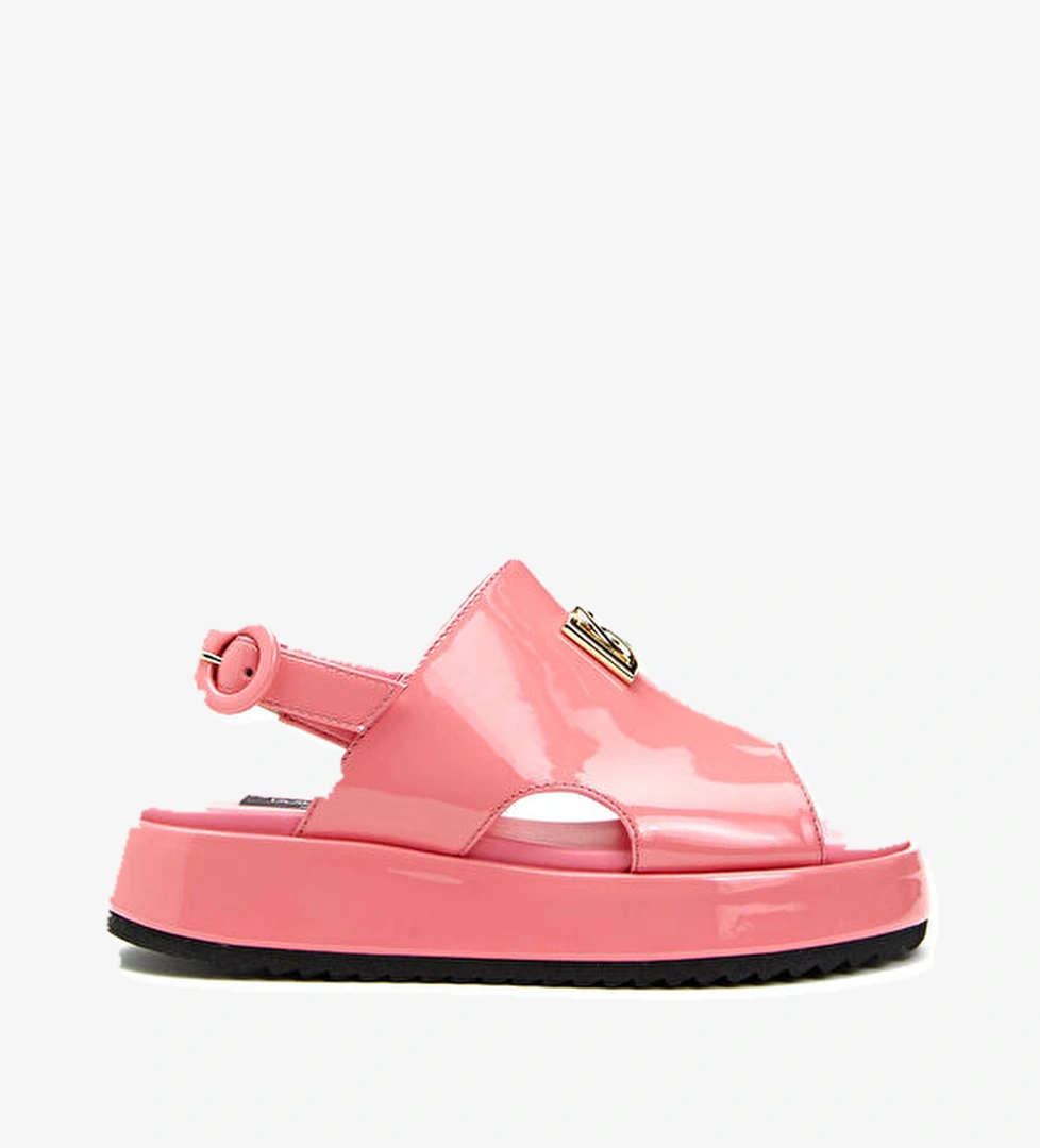 Dolce&gabbana Pembe Kız Çocuk Deri Sandalet model görseli