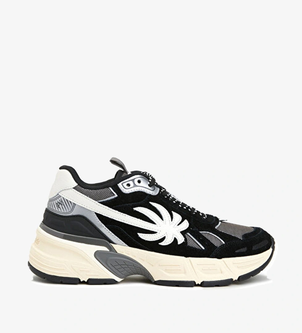 Palm Angels Siyah Gri Logolu Kadın Sneaker model görseli