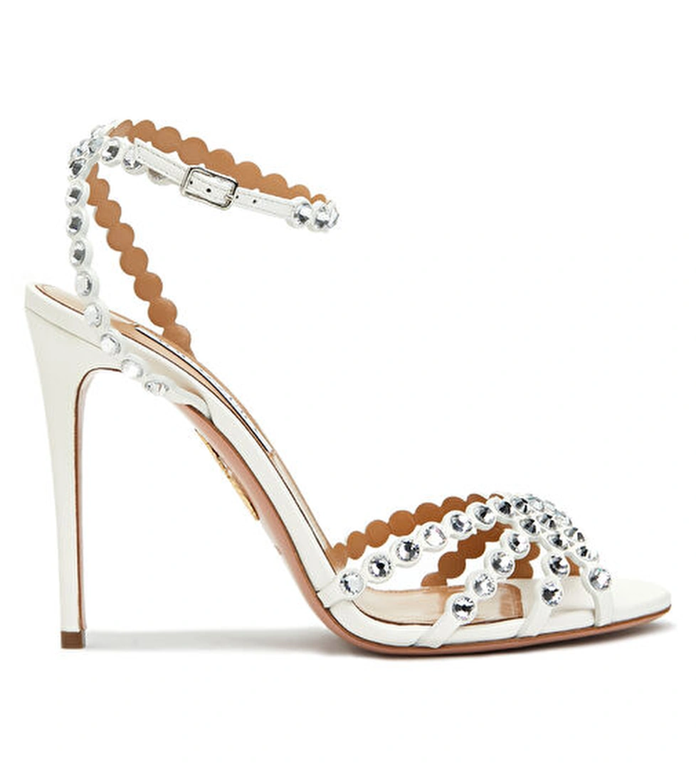 Aquazzura Beyaz Kadın Deri Sandalet model görseli