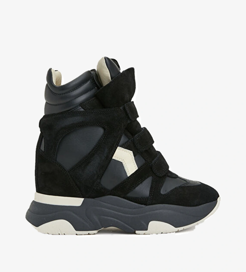 Isabel Marant Balskee Siyah Kadın Deri Sneaker model görseli