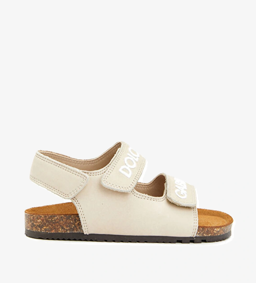 Dolce&gabbana Bej Erkek Çocuk Deri Sandalet model görseli