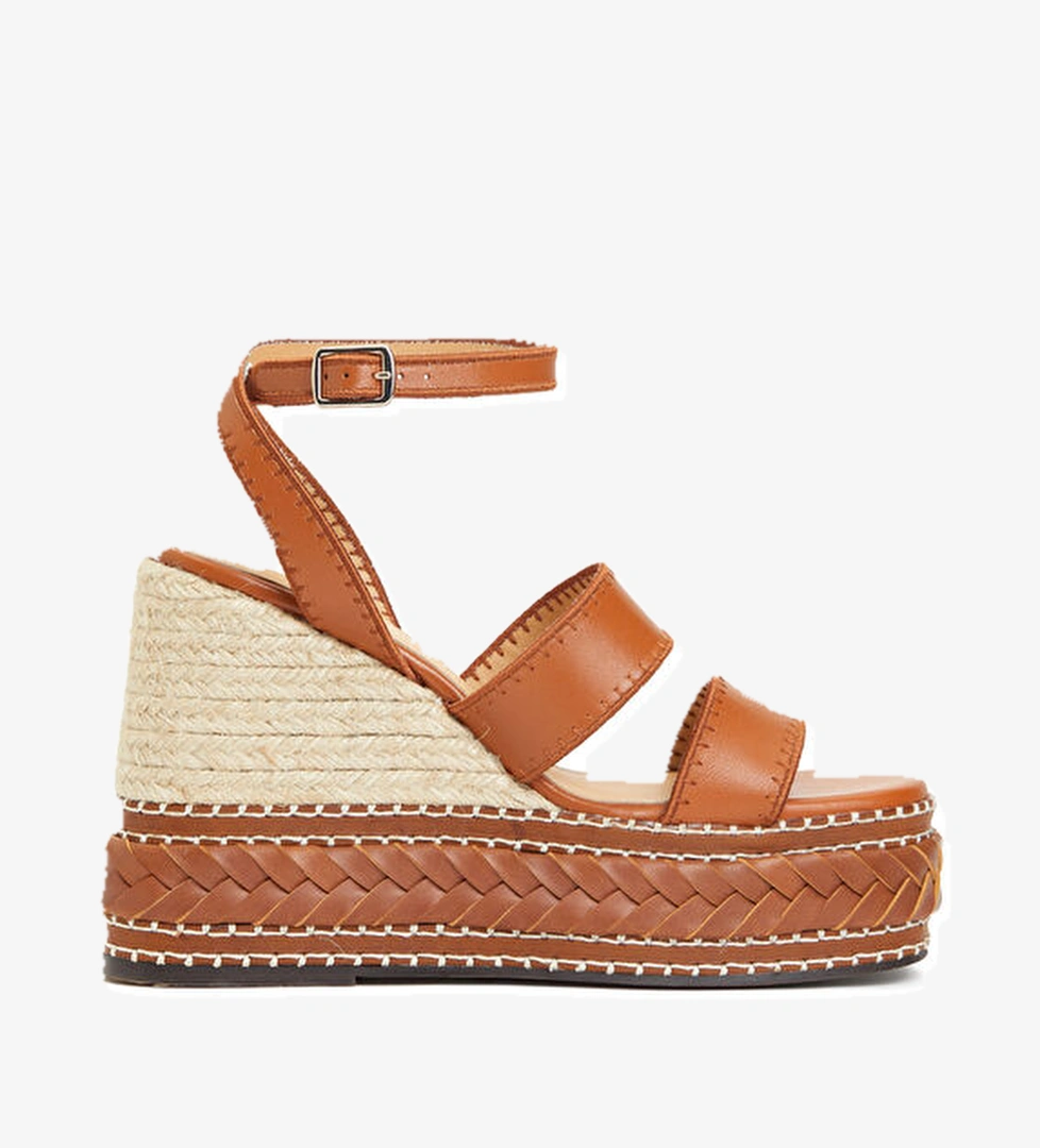 Castaner Faure Taba Platform Detaylı Kadın Deri Espadril model görseli