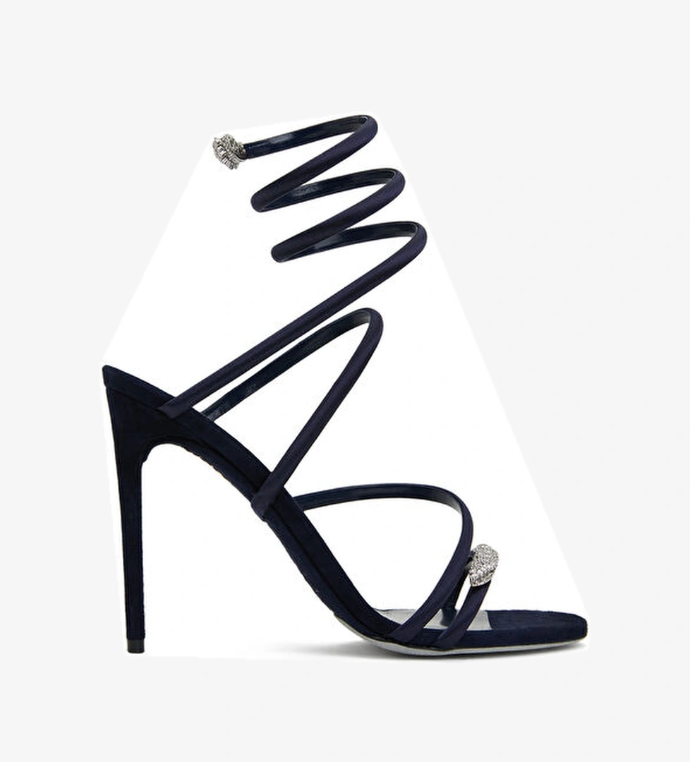 Rene Caovilla Siyah Kadın Sandalet model görseli