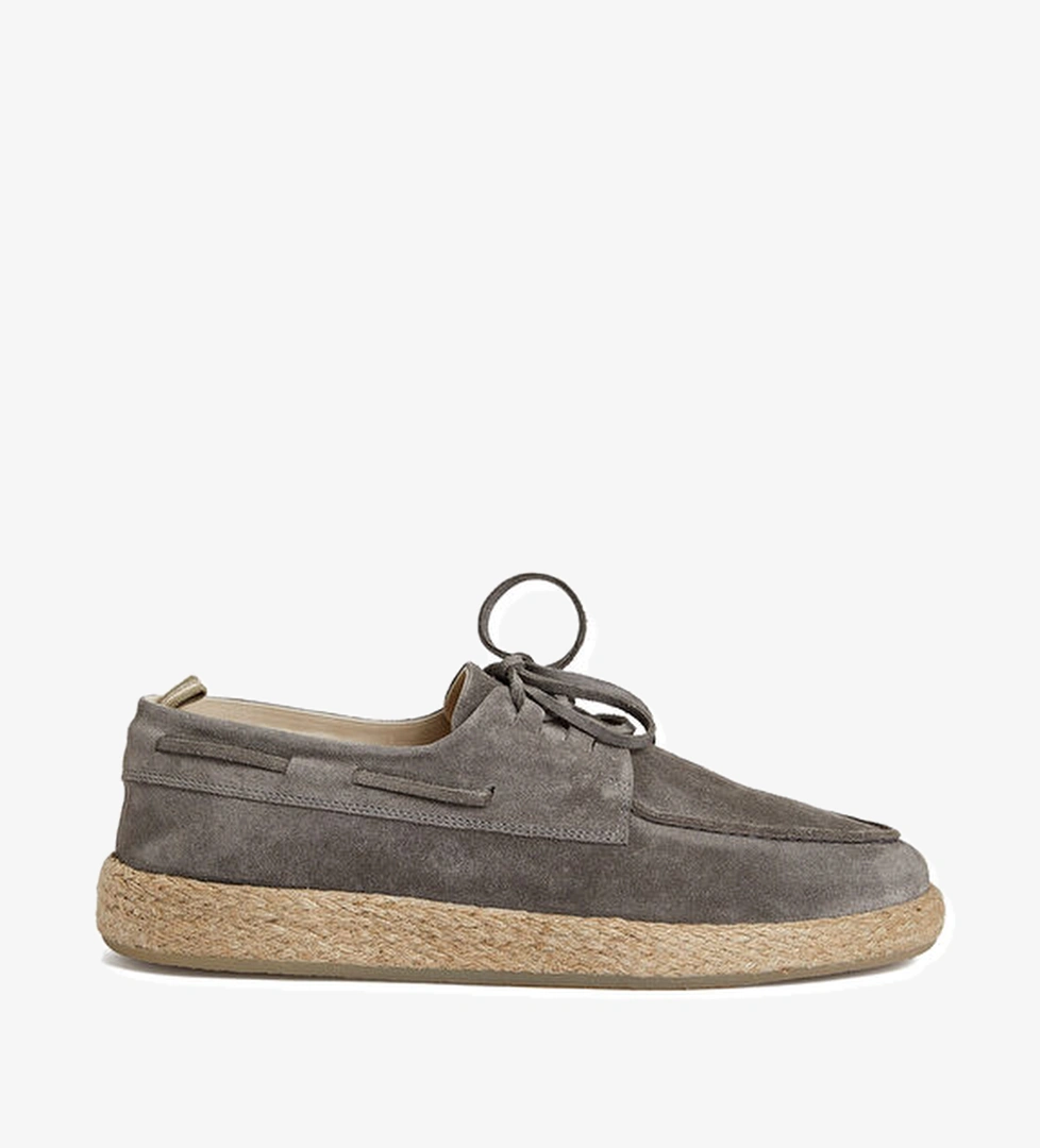 Officine Creative Gri Erkek Süet Espadril model görseli