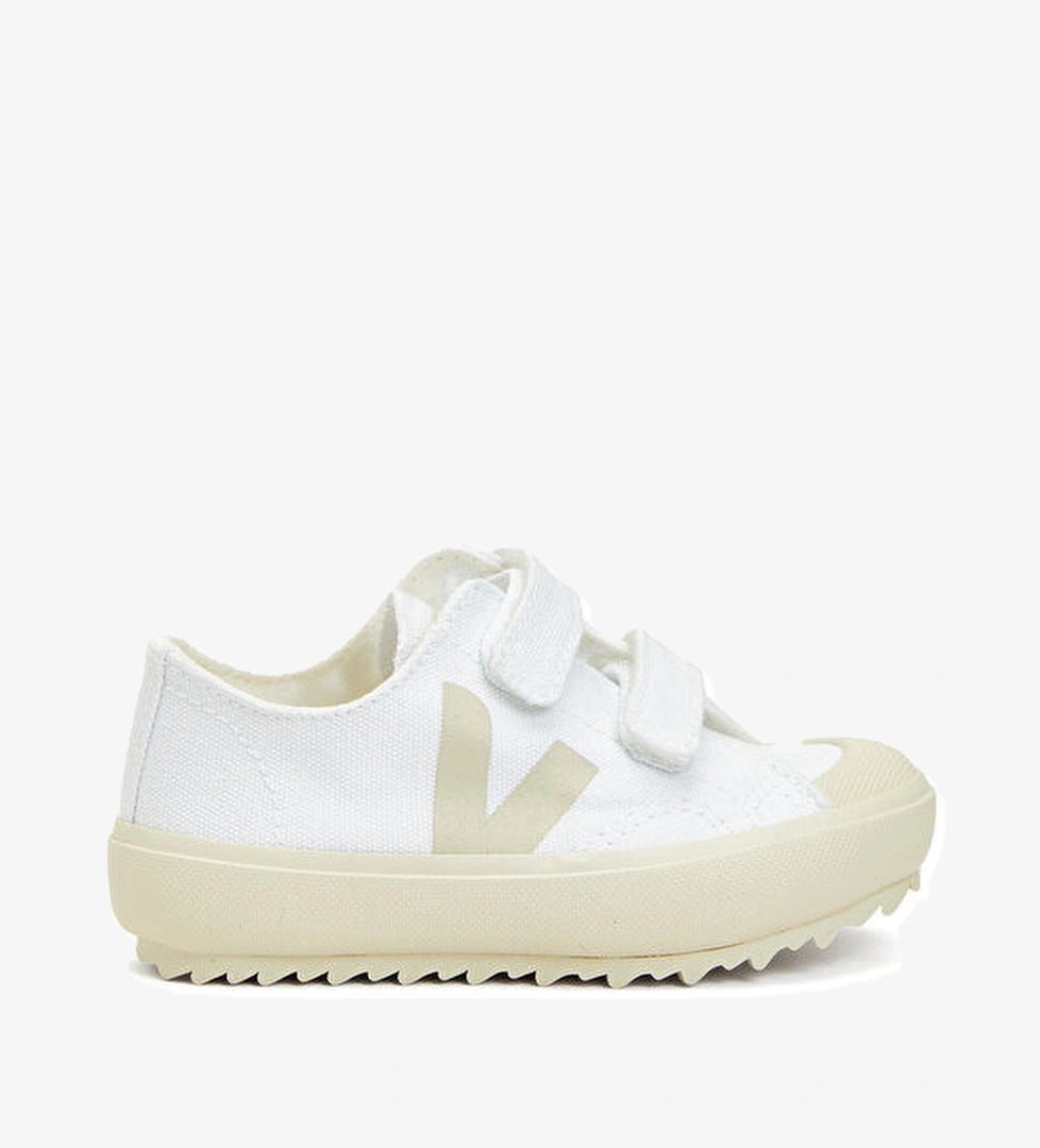 Ollie Beyaz Unisex Çocuk Organik Pamuk Sneaker - Görsel 1