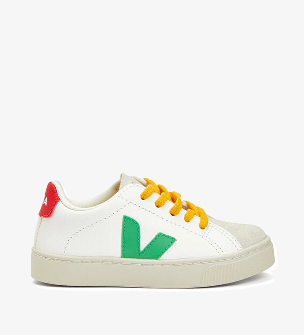 Esplar Chromefree Beyaz Unisex Çocuk Deri Sneaker - Görsel 1