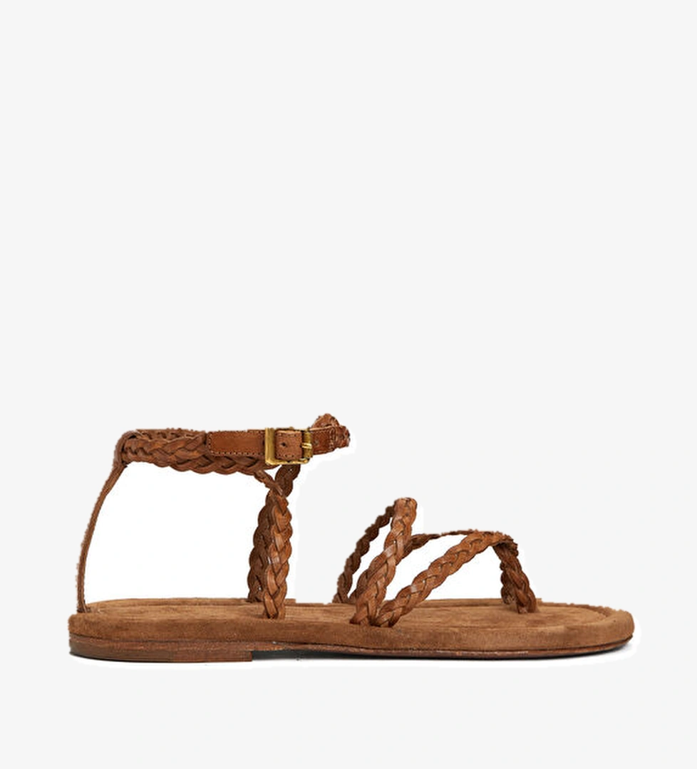 Golden Goose Penelope Taba Kadın Deri Terlik model görseli