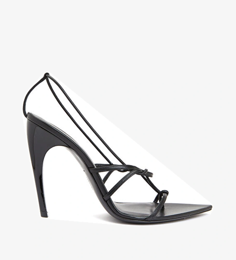 Nensi Dojaka Siyah Kadın Deri Sandalet model görseli