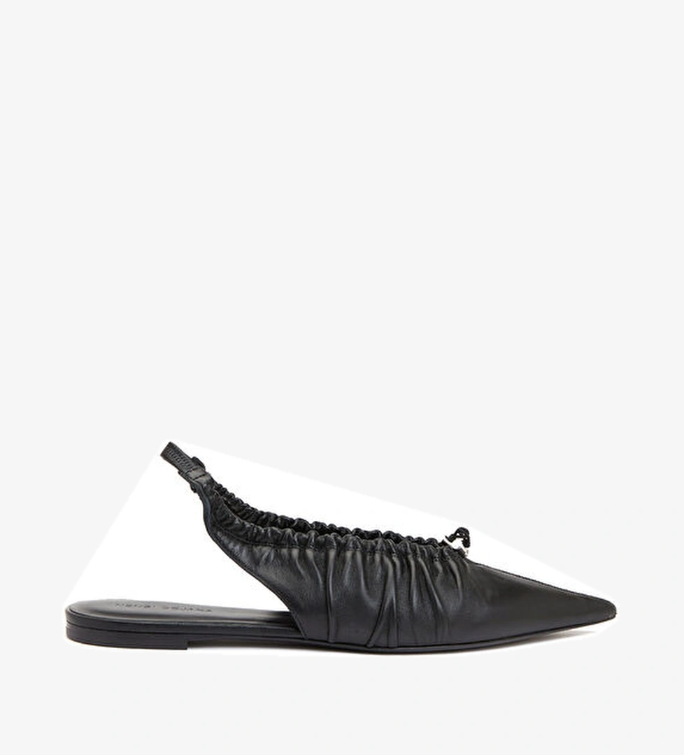 Nensi Dojaka Siyah Deri Babet model görseli