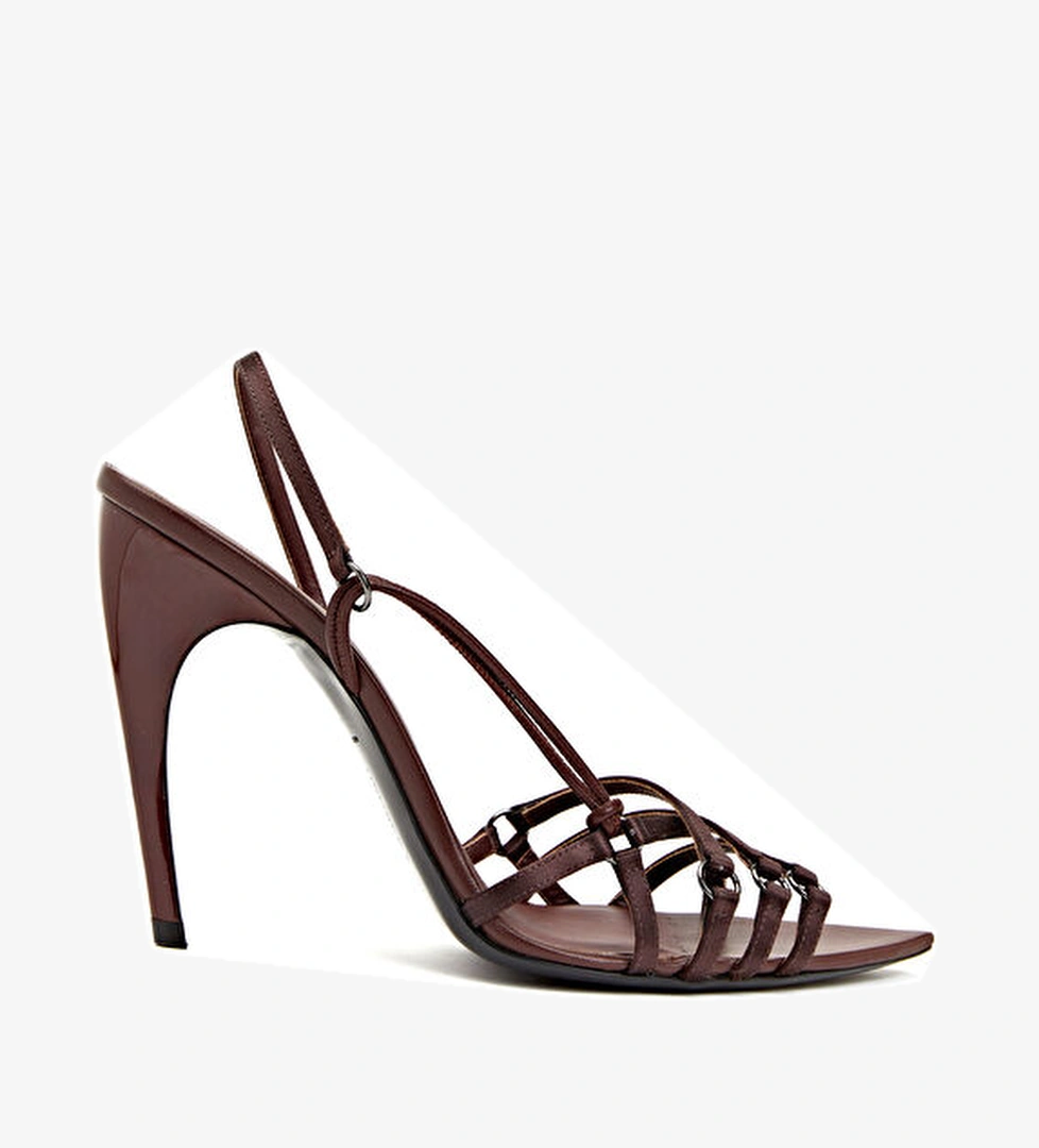 Nensi Dojaka Kahverengi Kadın Deri Sandalet model görseli