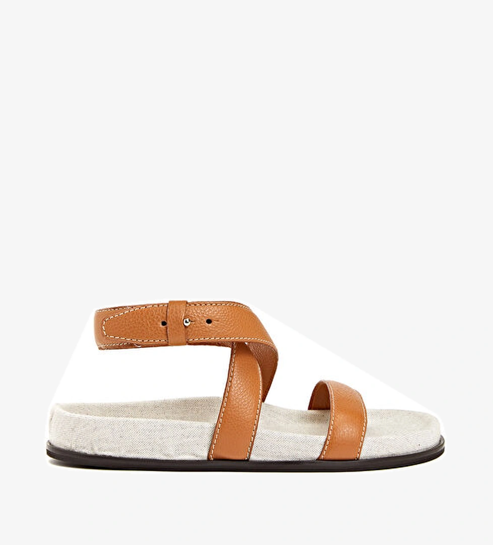 Toteme Taba Kadın Deri Sandalet model görseli