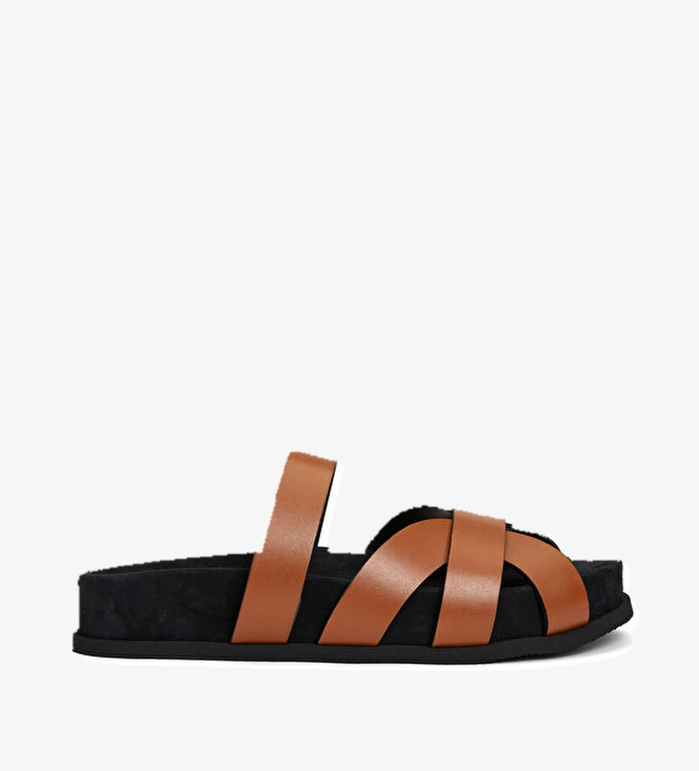 Neous Taba Kadın Deri Terlik model görseli