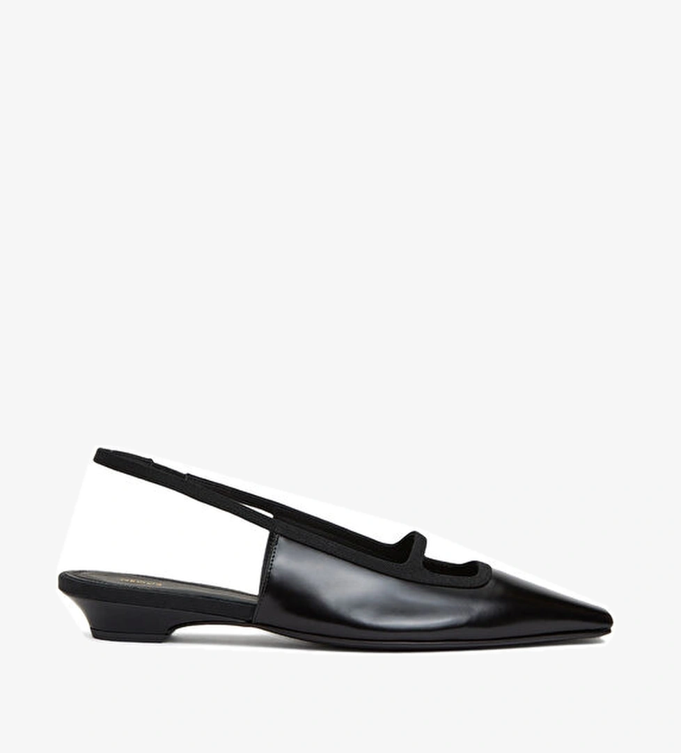 Sabik Siyah Deri Babet - Görsel 1