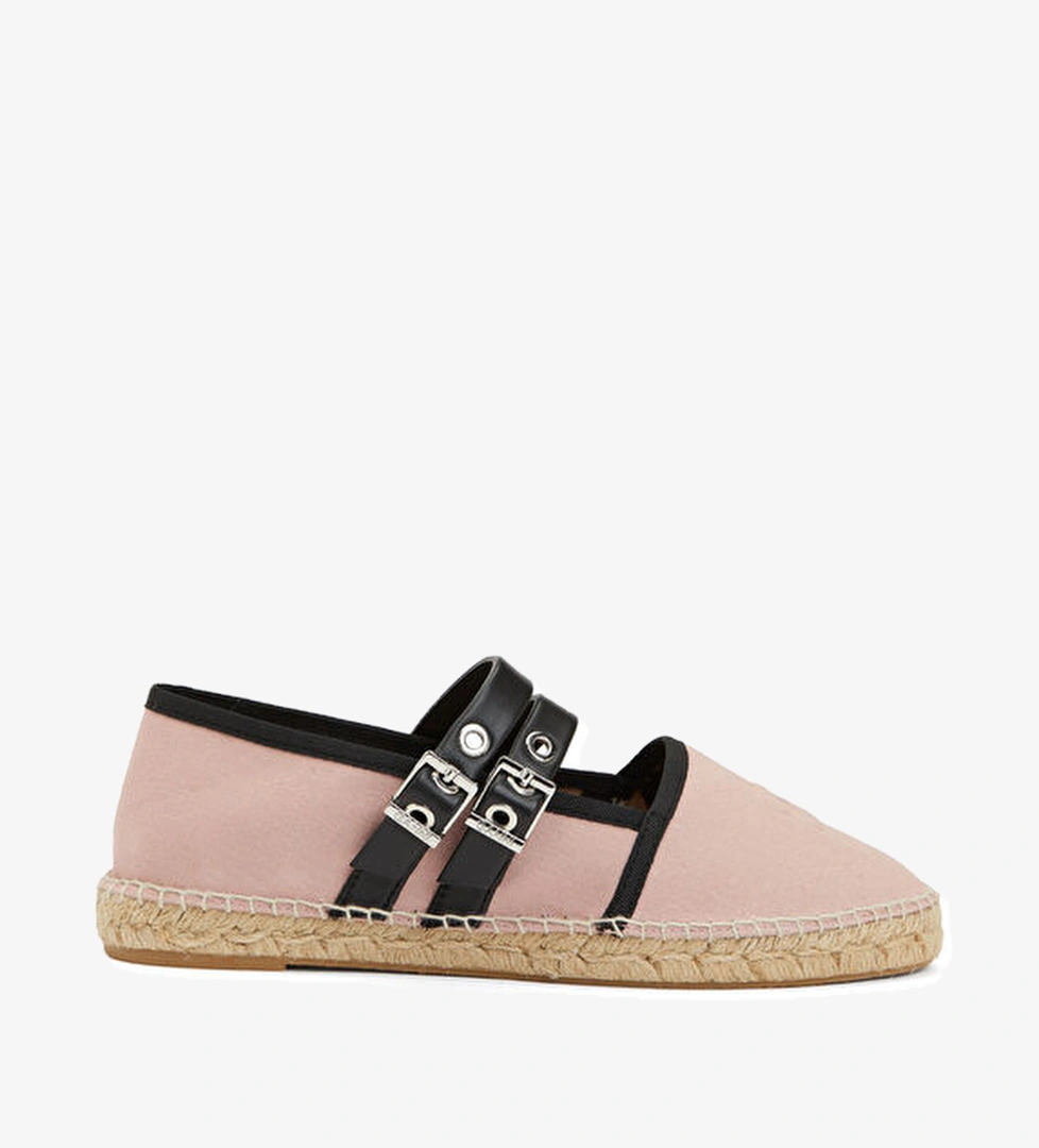 Ganni Ganni Pembe Kadın Organik Pamuk Espadril Casual Ayakkabı | Beymen Pembe - 1. görsel