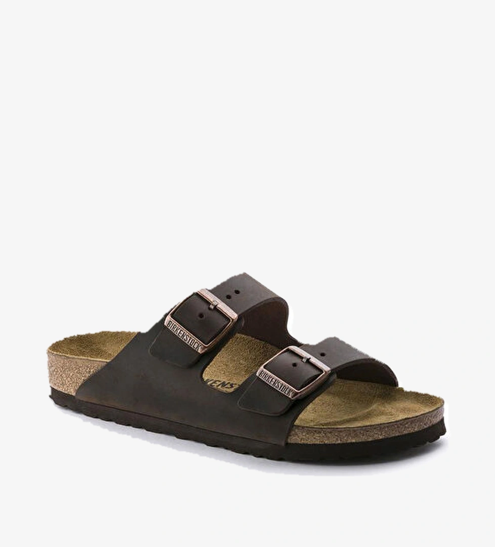 Birkenstock Arizona Koyu Kahverengi Erkek Nubuk Terlik model görseli