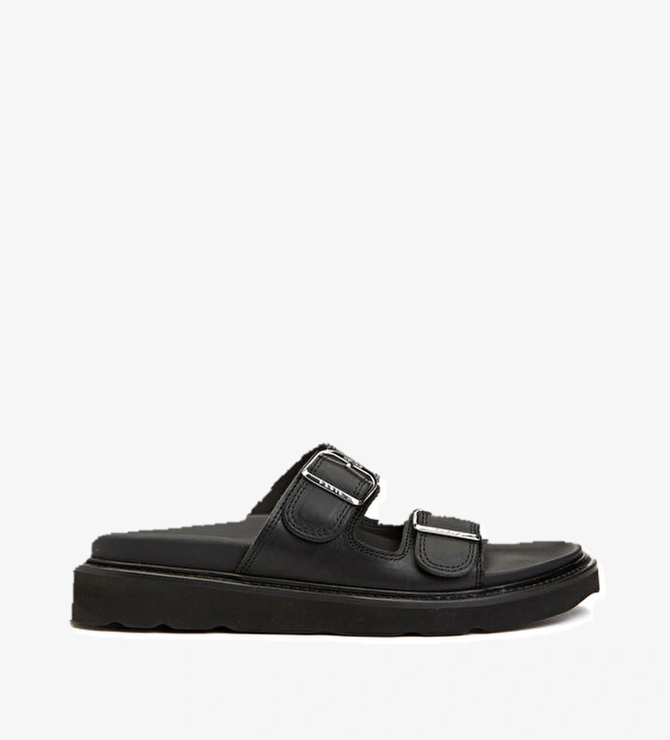 Kenzo Siyah Kadın Deri Terlik model görseli