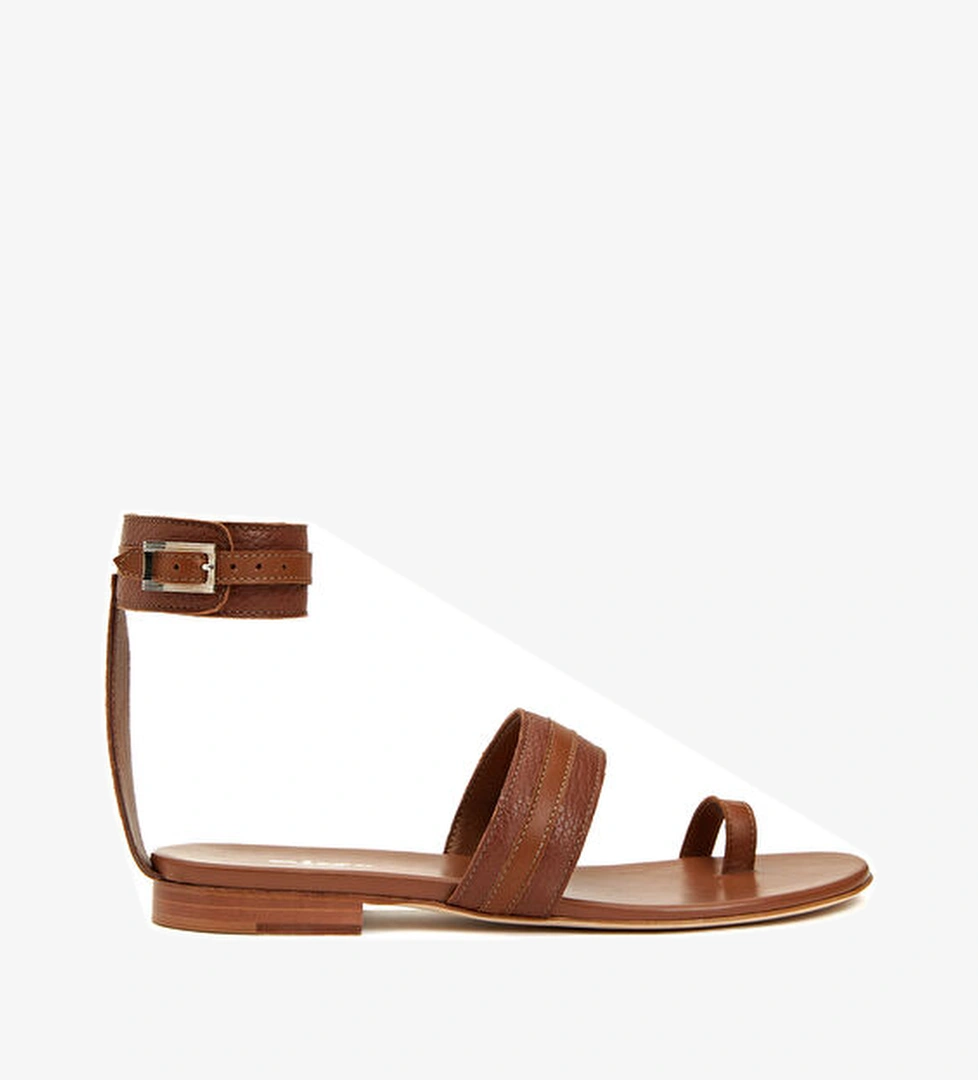 Kiton Taba Kadın Deri Sandalet model görseli