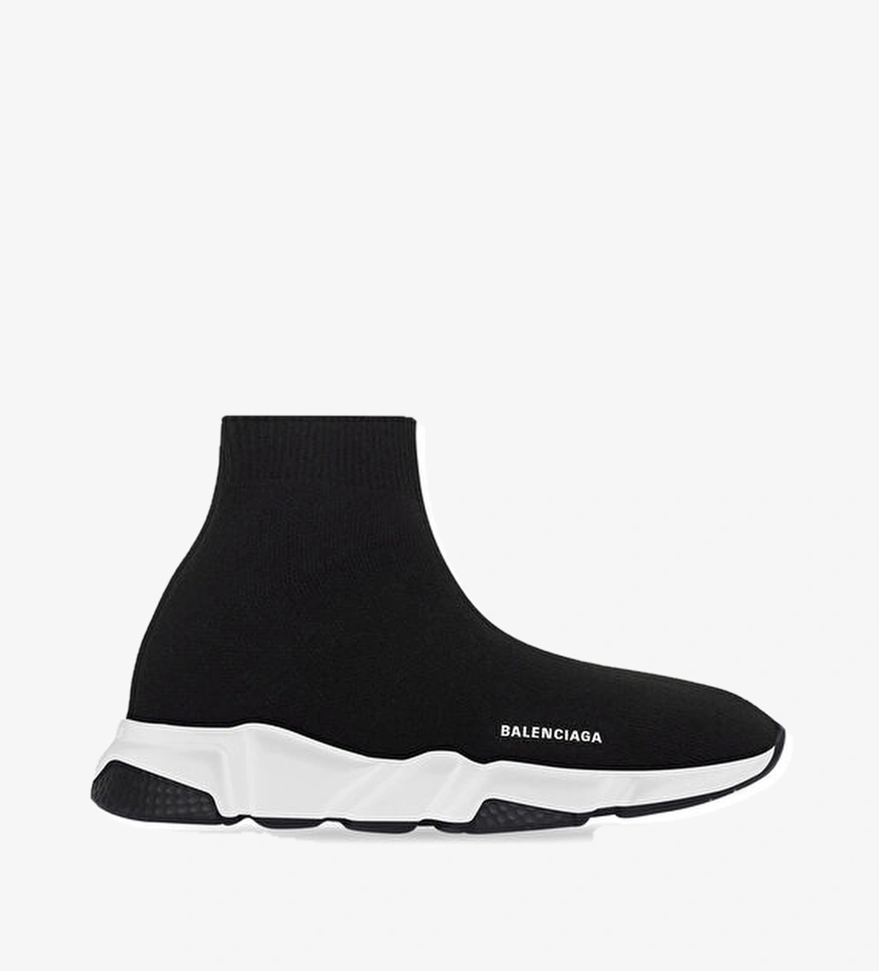 Balenciaga Speed LT Siyah Beyaz Erkek Sneaker model görseli