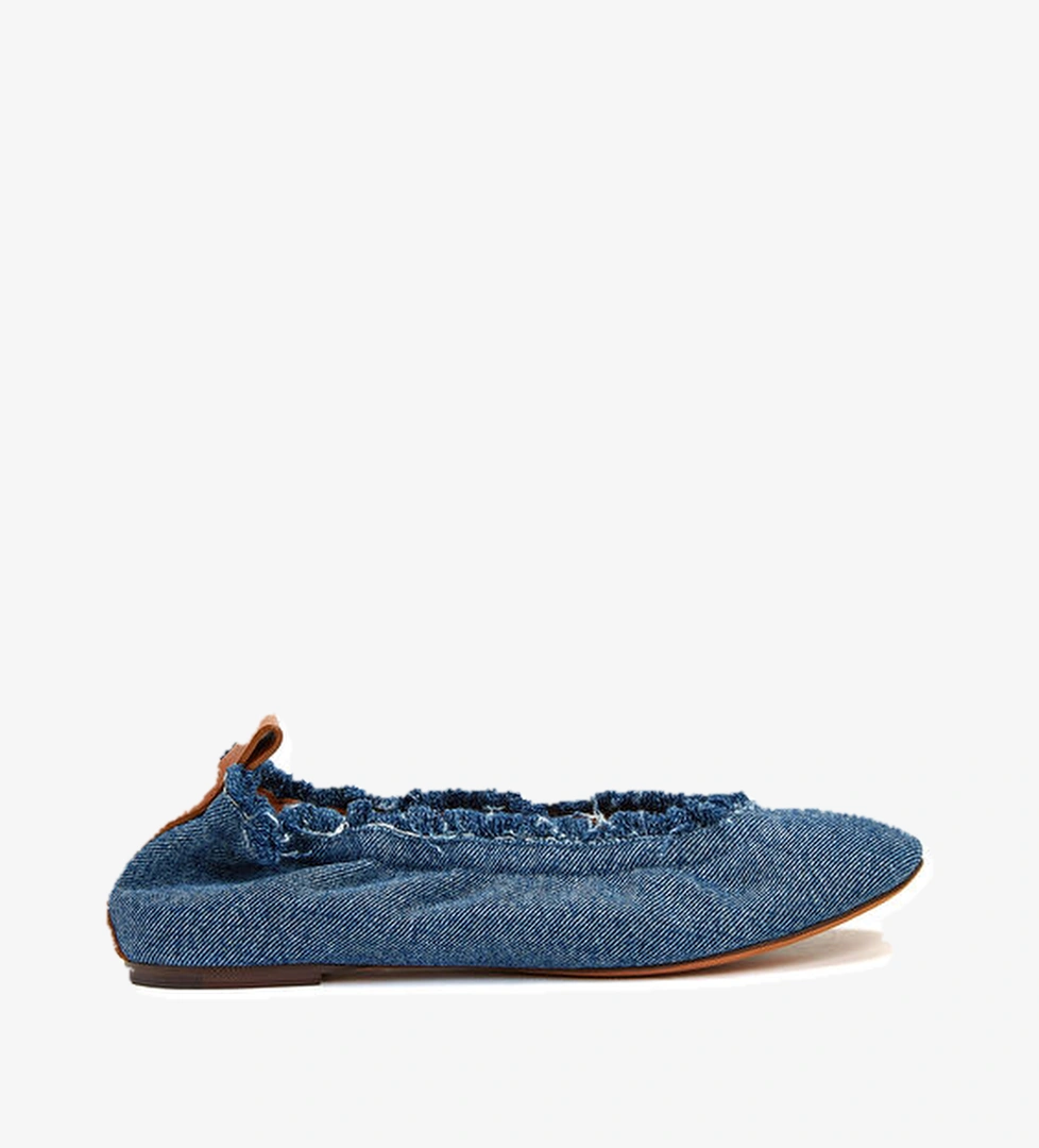 Lanvin Mavi Denim Babet model görseli