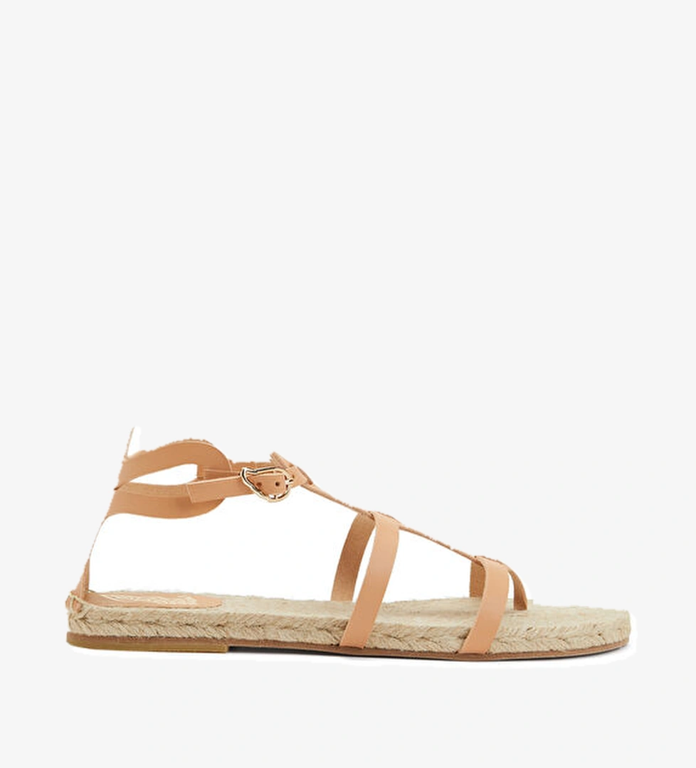 Castaner X Ancıent Greek Sandals Bej Kadın Deri Sa - Görsel 1
