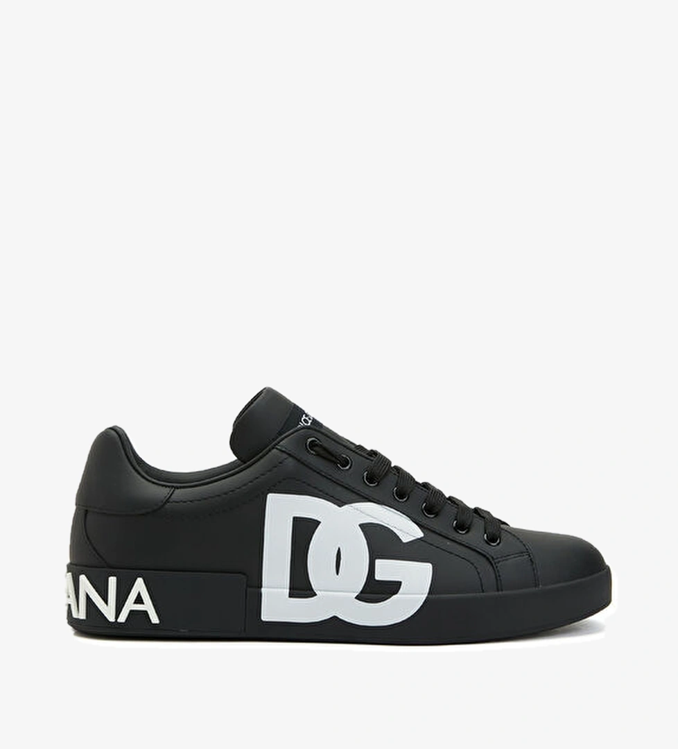 Dolce&gabbana Siyah Erkek Deri Sneaker model görseli